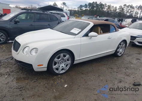 2008 Bentley Continental Gtc z USA, uszkodzony, nr VIN SCBDR33W98C051423